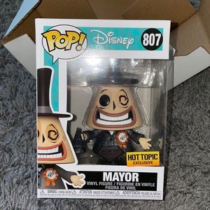 Hot Topic Exclusive Nightmare Before Christmas Diamond Mayor Funko Pop